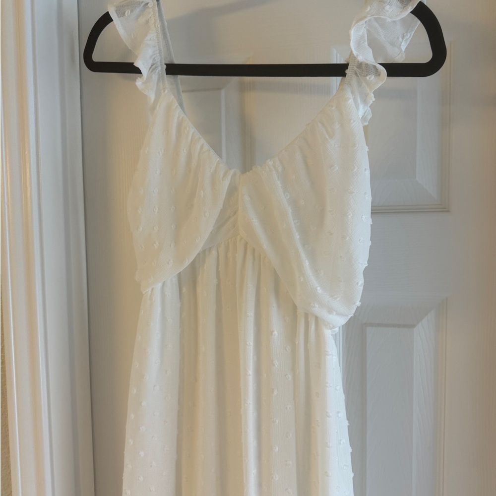 White altard state summer dress